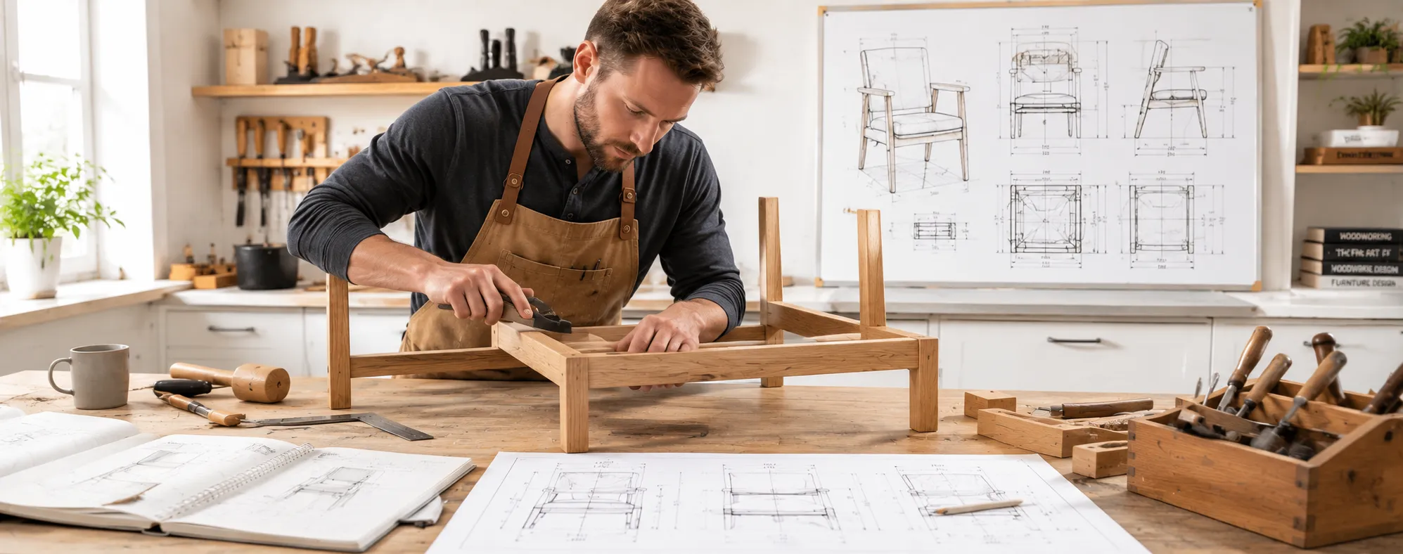 A digital woodworking plans package by Ted McGrath.